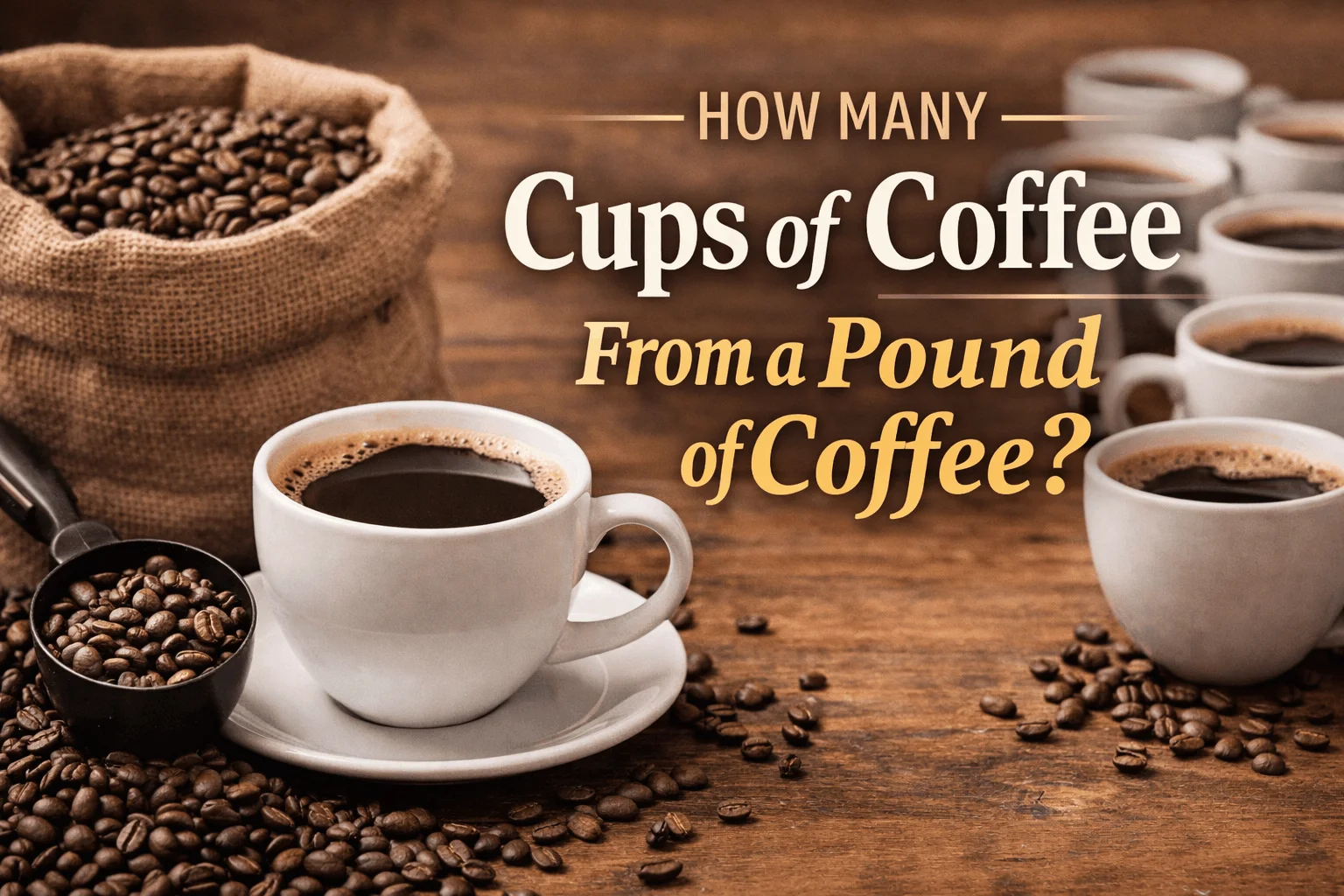 how many cups of coffee from a pound of coffee brewing yield explained