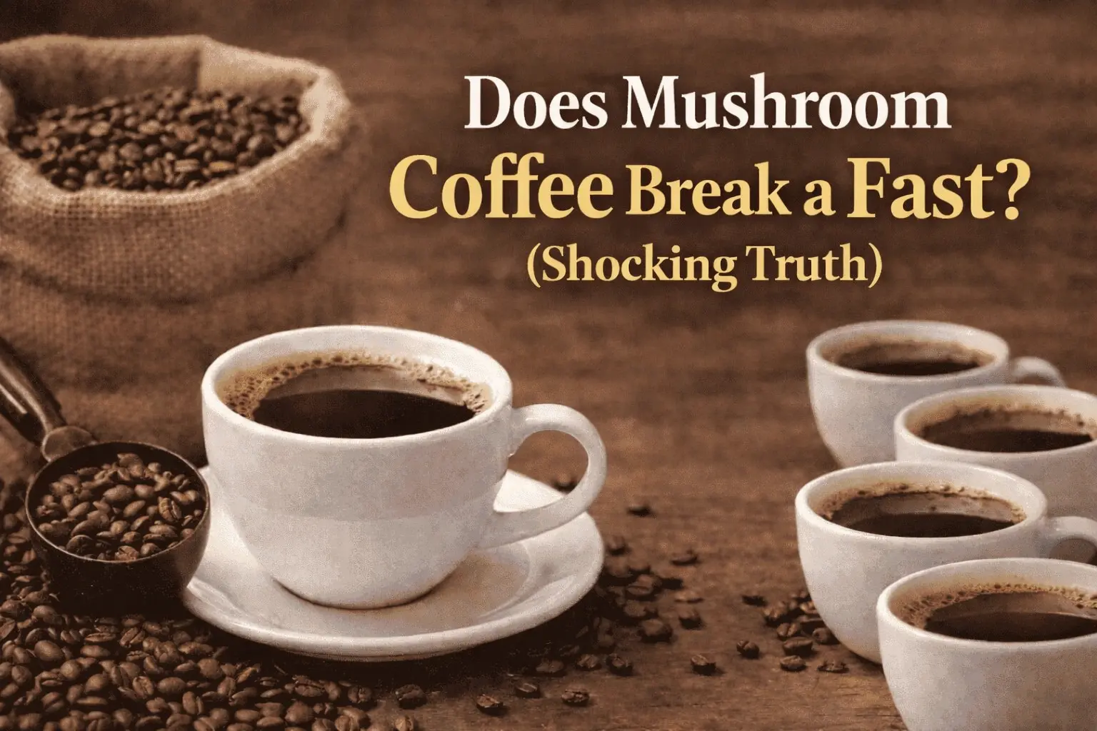 does mushroom coffee break a fast during intermittent fasting explained clearly