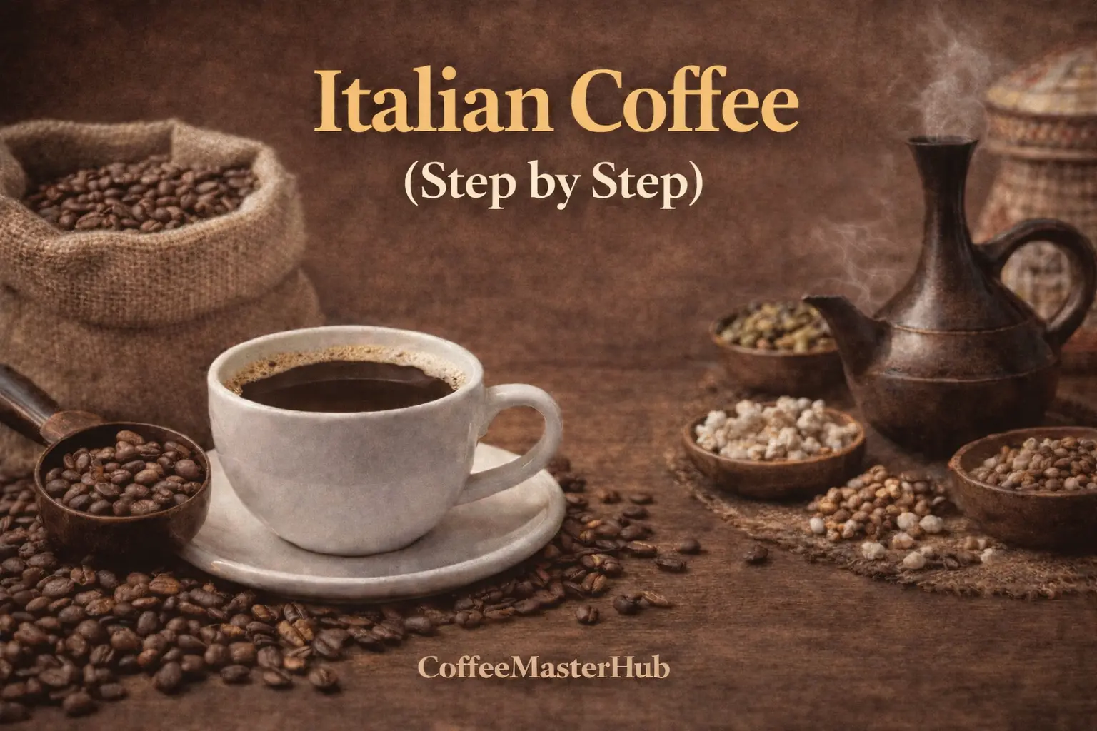 how to make italian coffee step by step using stovetop moka pot at home