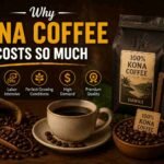 Why Kona coffee costs so much due to limited production, hand-picked harvesting, and premium quality beans grown in Hawaii.