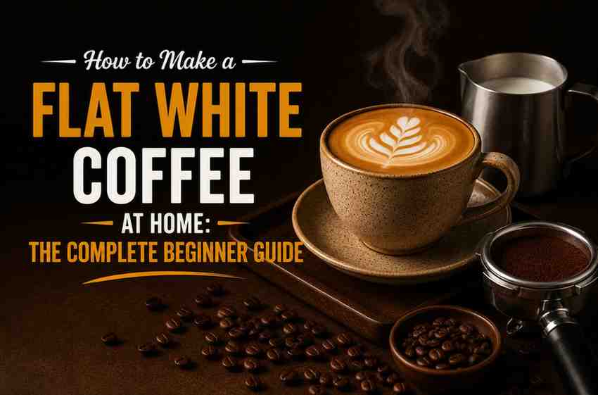 How to make a flat white coffee at home without years of training. Learn what professionals do differently and why it actually matters.