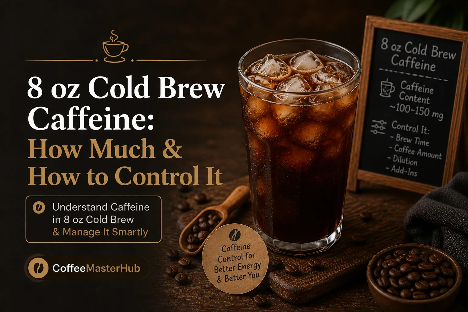 8 oz cold brew caffeine is typically 2-3 times higher than hot coffee. Discover what factors control caffeine and how to adjust your brew for perfect strength.